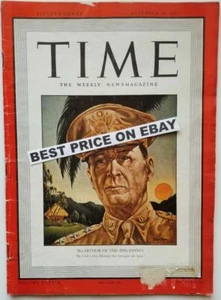 Time Magazine         Dec. 29, 1941          Douglas MacArthur cover and article - Picture 1 of 5