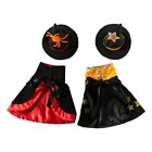 Dogs Halloween Costume Photoshoots Props Witch Hat Cloak Pet Cosplay Accessories