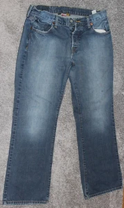 Lucky Brand Dungarees Blue Jeans Bootcut Button Fly 100% Cotton - Picture 1 of 2