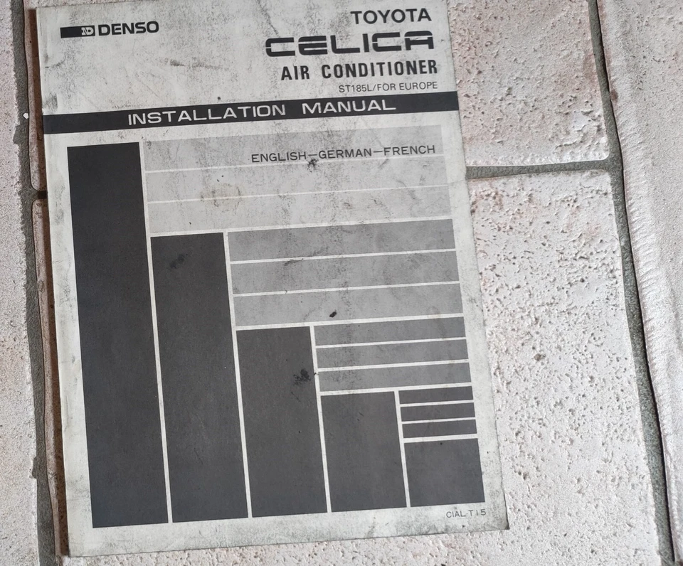 Toyota Celica Air Conditioner Installation Manual Eng Ger Fre - Immagine 1 di 1