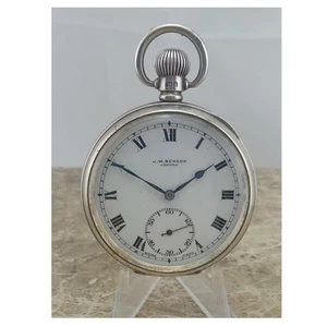 Reloj Bolsillo Vintage Guerra de los Bóers Plata J W Benson de Londres 15 Joyas 1901 - Imagen 1 de 16
