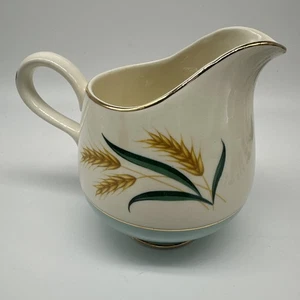 International China Wheat Ivory Gold Trim Creamer Pitcher - Picture 1 of 6