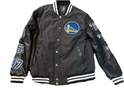 Golden State Warriors 7x NBA Champions Varsity Jacket Size Medium G-III NEW - Image 1 of 4