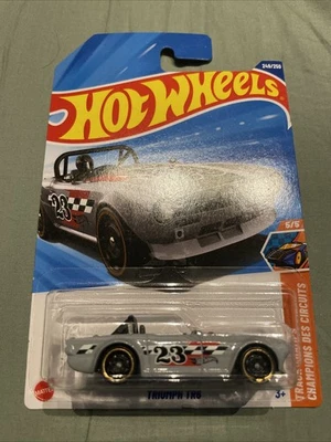 Hot Wheels 2025 Case Q Triumph TR6 Treasure Hunt RTH Grey - Int. Card #249 - Image 1 of 2
