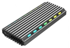 8716309122856 Drive case USB 3.1 enclosure for M .2 NVME aluminum LED USB 3.1 GE - Bild 1 von 4