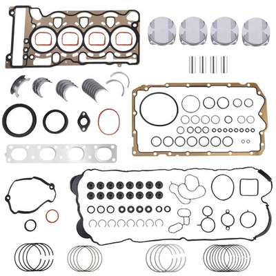 Engine Overhaul Gaskets Pistons Kit for BMW 120i 318i 320i 520i N46B20 2.0 L4 - Image 1 of 4
