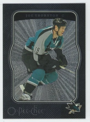 2007-08 O-PEE-CHEE Joe Thornton #416 MICROMOTION BLACK /100 - Image 1 of 2