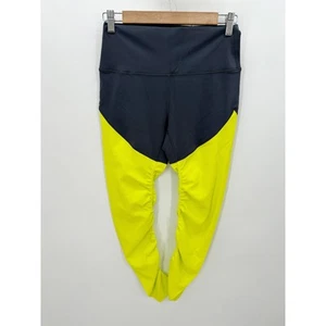 Zyia Active Neon Yellow Parallel Lux Hi-Rise 7/8 Leggings 24" Inseam Women M 6-8 - Picture 1 of 8