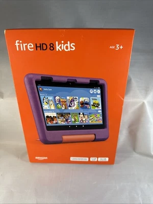Amazon Fire HD 8 Kids 12th Gen., 32GB, Wi-Fi, 8-inch Purple - Image 1 of 2
