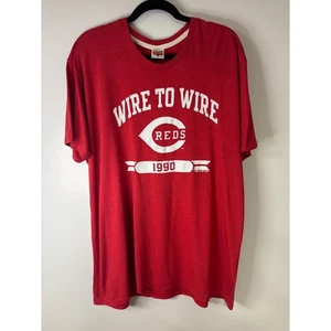 Vintage Homage Cincinnati Reds 1990 Wire to Wire MLB Baseball T Shirt XXL - Picture 1 of 6