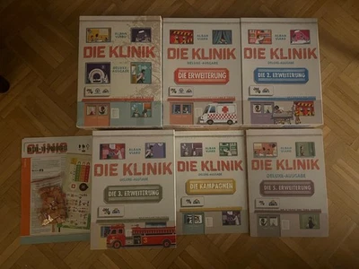 Klinik Deluxe + 5 Erweiterungen, Kampagnenbuch und Covid-19 Modul - Brettspiel - Bild 1 von 4