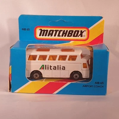 Matchbox Superfast MB65 Airport Coach Alitalia Bus MINT - Image 1 of 3