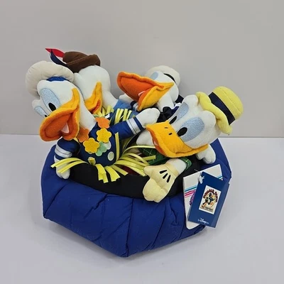 The Disney Store Bean Bag Plush Donald Duck 65th Anniversary Vintage Set NWT - Image 1 of 4