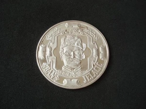 Croatia, Banus Josip Jelacic portrait, 1990, proof silver medal, 17 grams - Bild 1 von 2