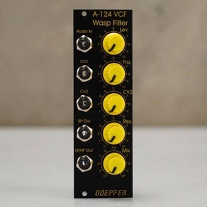 Doepfer A-124 VCF Wasp Filter Eurorack Module Special Edition Yellow Knob #56808 - Bild 1 von 8