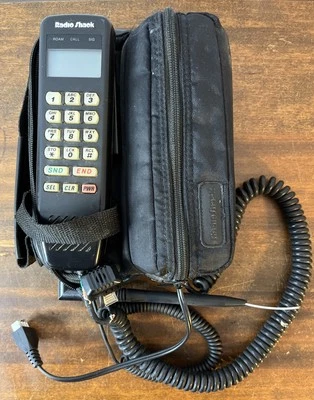 Teléfono Celular Bolsa Radio Shack CT-1055 De Colección con Estuche SIN PROBAR Para Piezas Foto 1 de 4