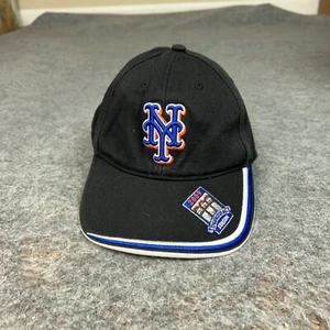 New York Mets Mens Hat Cap Adjustable Black Blue 2009 Inaugural Citi Field MLB - Picture 1 of 10