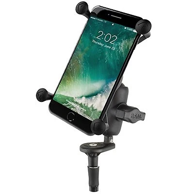 793442952999 RAM Mounts X-Grip Large Phone Mount with Motorcycle Fork Stem Base  - Image 1 of 4