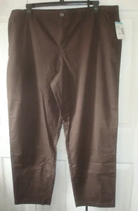 Damas Plus Pantalones Chinos Marrones Talla 20W Laura Scott Nuevos con Etiquetas - Imagen 1 de 2