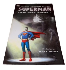 SUPERMAN: ESCAPE FROM BIZARRO WORLD, HC, 2008, 153 PGS.  ERIC POWELL ART! VF - Picture 1 of 6