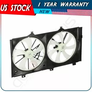 Electric Radiator Condenser Fan Assembly For 2007 2008 2009-2012 Lexus ES350 - Picture 1 of 12