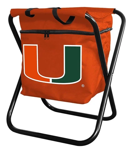 Miami Hurricanes NCAA College Football Tailgate Party Gift Quad Cooler Chair Cover