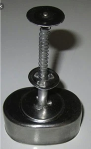 STAMPATORE POLVERE ACCIAIO INOX: PICCOLO - Forma Ovale - Foto 1 di 2