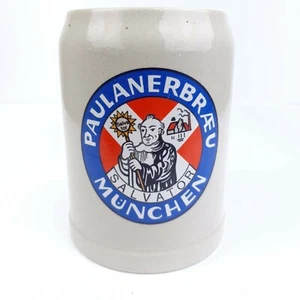 🍺 Paulaner Bräu München Salvator 0,5 L - Bierkrug 🍺 Maßkrug Humpen Bierglas - Bild 1 von 5