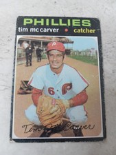 1971 Topps Tim McCarver #465 Philadelphia Phillies Baseball Card