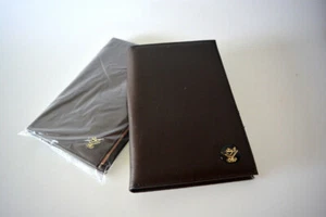 Rechnungsblock Notizetuis Asbach cup Asbach Uralt Kunstleder Vintage 90iger 2 St - Bild 1 von 3