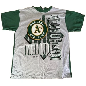 Maglietta con cappuccio vintage Oakland Athletics da uomo XL 1994 Team Rated anni '90 punto singolo - Foto 1 di 9