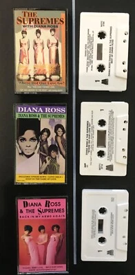 3 Cassette Lot Supremes with Diana Ross - Where did Our Love Go - Best Of - ++++ Foto 1 de 2