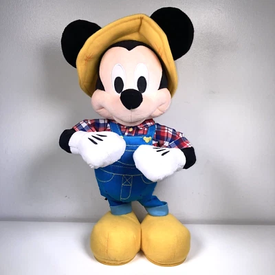 Mickey Mouse Disney Junior Toy E-I-O Sing Dance Plush Farmer -Faulty Not Working - Image 1 of 4