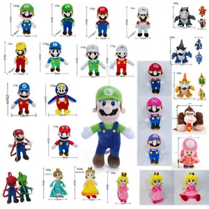 Super Mario Bros. Plush Toy Stuffed Doll Soft Animals Kids Birthday Xmas Gift AU - Picture 1 of 50