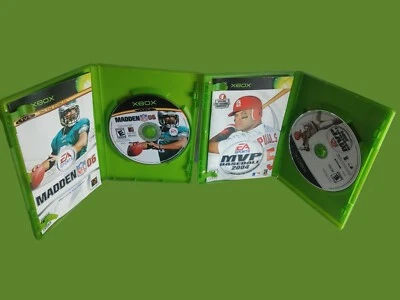 Lote 2 Madden NFL 06 & EA Sports MVP Baseball 2004 completo  Foto 1 de 2