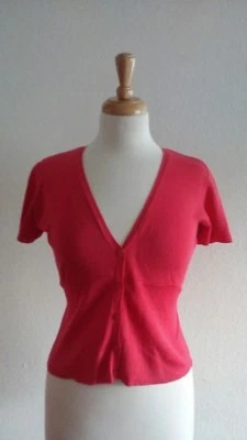 Cárdigan para mujer Calvin Klein naranja rojo talla L Foto 1 de 3