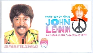 #5312 THE BEATLES JOHN LENNON FIRST DAY OF ISSUE FDC, MUSICIAN, SINGER, ACTIVIST - Picture 1 of 1