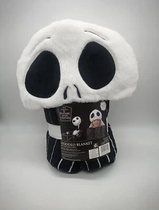 Disney Nightmare Before Christmas Jack Skellington Hooded Wearable Blanket 30x50 - Picture 1 of 3