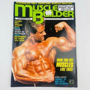 The Muscle Builder Vintage Body Building Magazine July 1991 RARE - Picture 1 of 12
