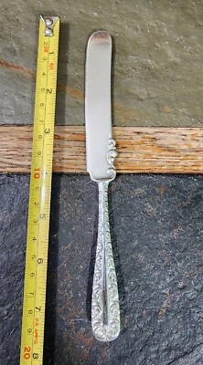 ROGERS & HAMILTON ANTIQUE c1893 MAJESTIC SILVERPLATED YOUTH 👨‍ KNIFE/ SPREADER - Image 1 of 4