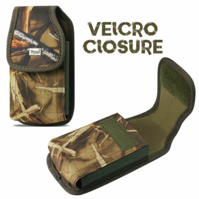 Funda de nailon camuflada con clip para cinturón para iPhone X XS Xr 11 12 MAX 13 Pro Foto 1 de 4