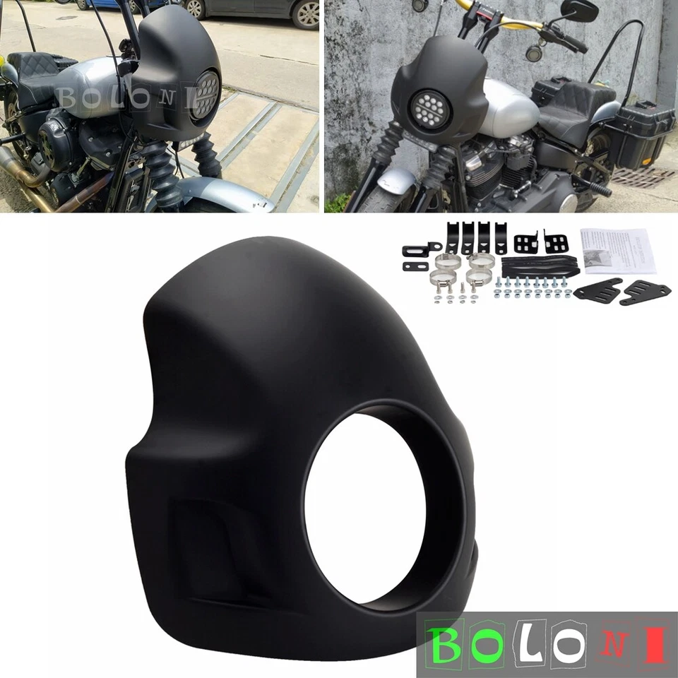 Kit de carenado de faros para Harley Dyna Sportster Forty-Eight con horquilla de 35-49 mm Foto 1 de 4