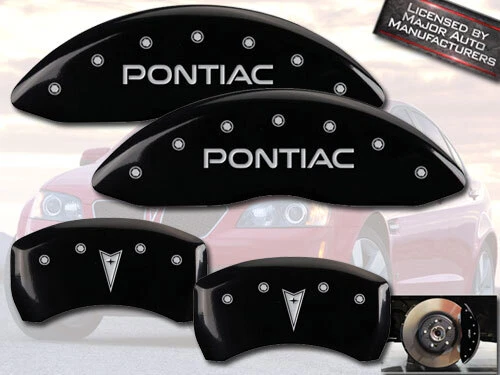 2005-2010 "Pontiac" G6 Delantero + Trasero Negro MGP Disco de Freno Pinza Cubiertas "Flecha" Foto 1 de 4