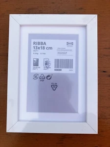 Ikea Ribba picture frame 13 x 18cm White sealed - Picture 1 of 1