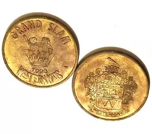 Scheda 1998 GRAND SLAM WESTERN BANK Western bambini PUERTO RICO Gettone gioco arcade - Foto 1 di 5