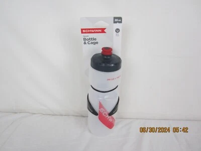 Schwinn Bike Water Bottle (26 oz) with Cage - Image 1 of 4