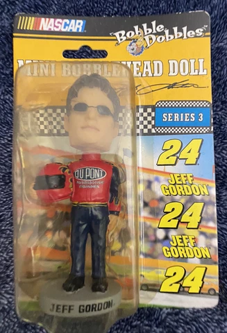 Nascar Jeff Gordon Dupont  Series 3 - Mini Bobblehead Doll-2003 Cover