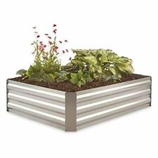 CASTLECREEK Galvanized Raised Garden Bed for Vegetables, Flowers, Herbs, Steel P