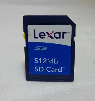 Lexar 512 MB Secure Digital Flash Memory Card (SD512-689) - Image 1 of 2