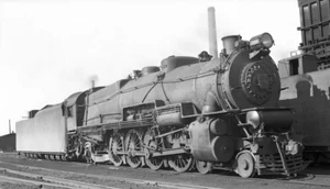 Pennsylvania PRR Railroad 6991 4-8-2 Chicago IL 11-47 Negative 8023 - Picture 1 of 1
